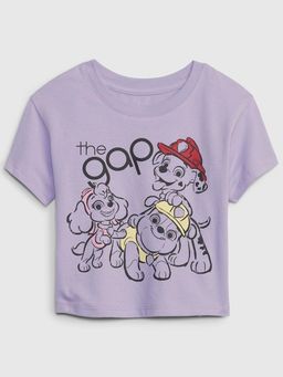 GAP - Purple Half Sleeves Pull On T-Shirt