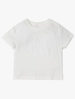 GAP - White Half Sleeves Pull On T-Shirt