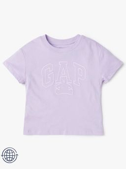 GAP - Purple Half Sleeves Pull On T-Shirt