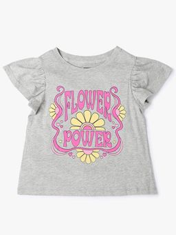 GAP - Grey Half Sleeves Pull On T-Shirt