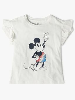 GAP - Off White Half Sleeves Pull On T-Shirt