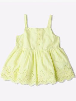 GAP - Yellow Sleeveless Button Fly Dress