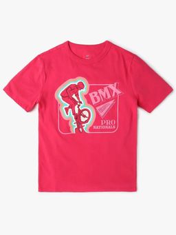 GAP - Pink Half Sleeves Pull On T-Shirt