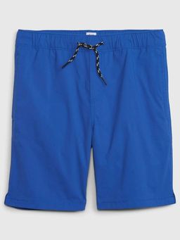GAP - Blue Mid Waist Drawstring Shorts