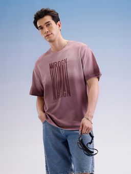 WROGN - Oversized Gradient Printed T-Shirt