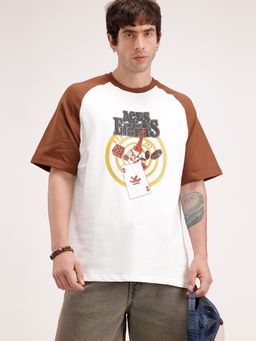 WROGN - Oversized Ragland Sleeve T-Shirt White