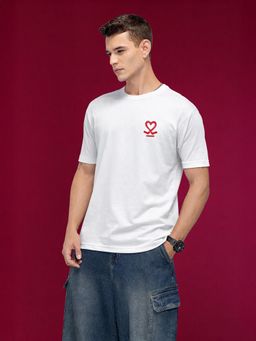 WROGN - Slim Fit Placement T-Shirt White