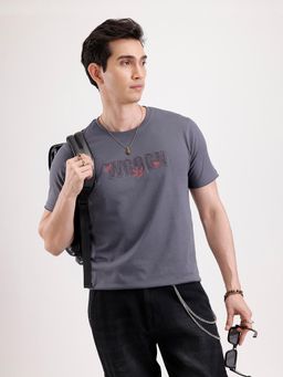 WROGN - Embroidery Patch T-Shirt Grey