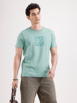 WROGN - Solid Flock T-Shirt Green