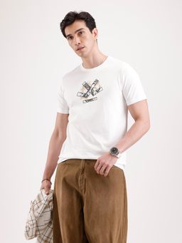 WROGN - Classic Foil Printed T-Shirt White