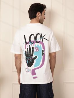 WROGN - Heavy Gsm Printed Faces T-Shirt White