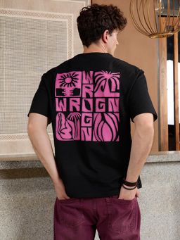 WROGN - Heavy Gsm Oversized Fit T-Shirt Black