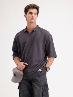 WROGN - Solid Oversized Polo T-Shirt