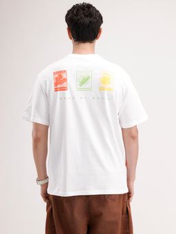 WROGN - Oversized Placement Printed T-Shirt White