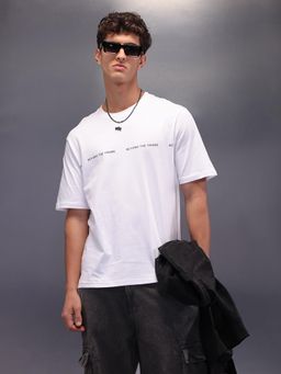 WROGN - Placement Oversized T-Shirt White
