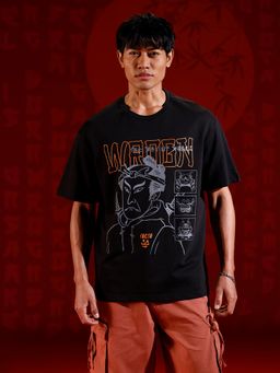 WROGN - Statement Warrior Print T-Shirt Black