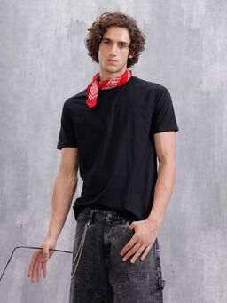 WROGN - Solid Slim Fit T-Shirt Black
