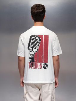 WROGN - Casual Back Oversized T-Shirt White