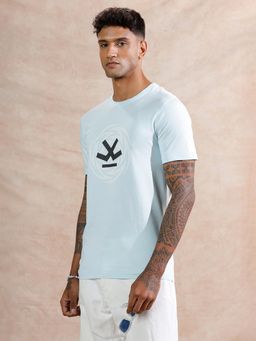 WROGN - Spiral Circles T-Shirt Blue