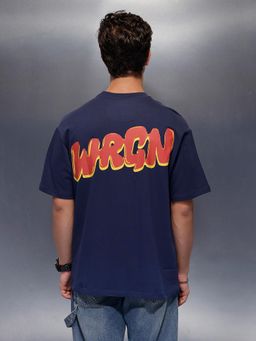 WROGN - Classic Back T-Shirt Navy Blue
