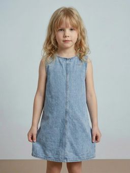 ONLY - Girls Blue Denim Dress