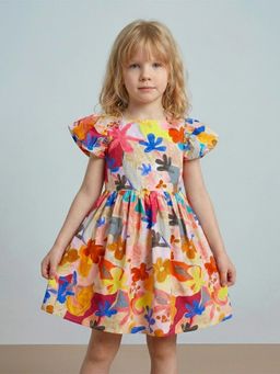 ONLY - Girls Floral Fit and Flare Dress