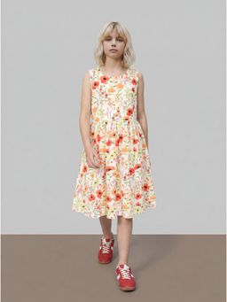 ONLY - Girls Floral Sleeveless Midi Dress