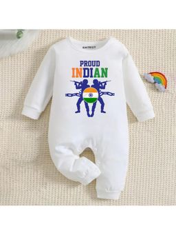 KNITROOT - Independence Day Theme Proud Indian Printed Romper