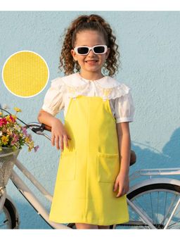 Hola Bonita - Knit Dress with Half Sleeves Inner Top