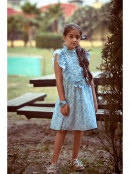 TINY GIRL - White Floral Cotton Dress