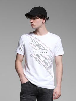 Jack & Jones - White Regular Fit T-Shirt
