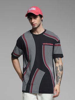 Jack & Jones - Black Oversized Fit T-Shirt