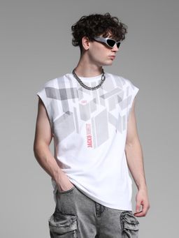 Jack & Jones - White Oversized Fit T-Shirt