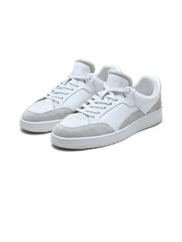 Rare Rabbit - Mens Lip Cement Lace-Up Closure Leather Sneaker