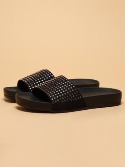 ERIDANI - Junia Black Casual Sandals