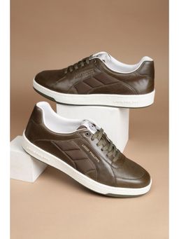 Louis Philippe - Men Brown Lace Up Sneakers