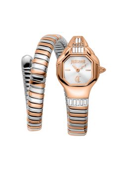 Just Cavalli - Women Brillante Snake Silver Dial Analog Watch - JC1L326M0065 (M)