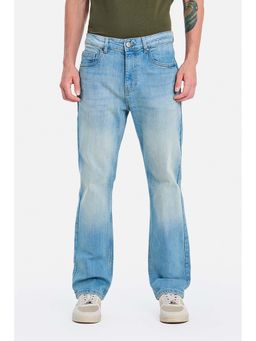 Snitch - Light Blue Straight Casual Jeans for Men