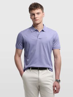 Arrow - Men's Purple Solid Regular Fit Polo Shirt