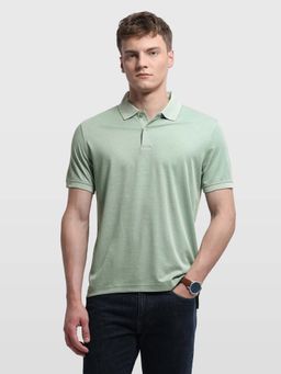 Arrow - Men's Green Solid Regular Fit Polo Shirt