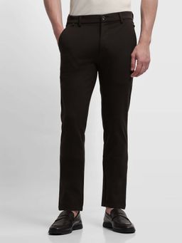 Arrow Sports - Men's Dark Brown Jackson Super Slim Fit Trouser