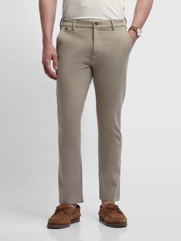 Arrow Sports - Men's Beige Jackson Super Slim Fit Trouser