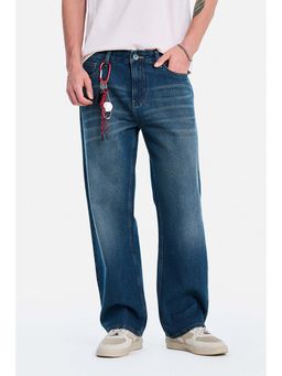 Snitch - Blue Light Straight Casual Jeans for Men