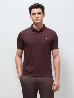 U.S. POLO ASSN. - Men's Heathered Slim Fit Polo Shirt