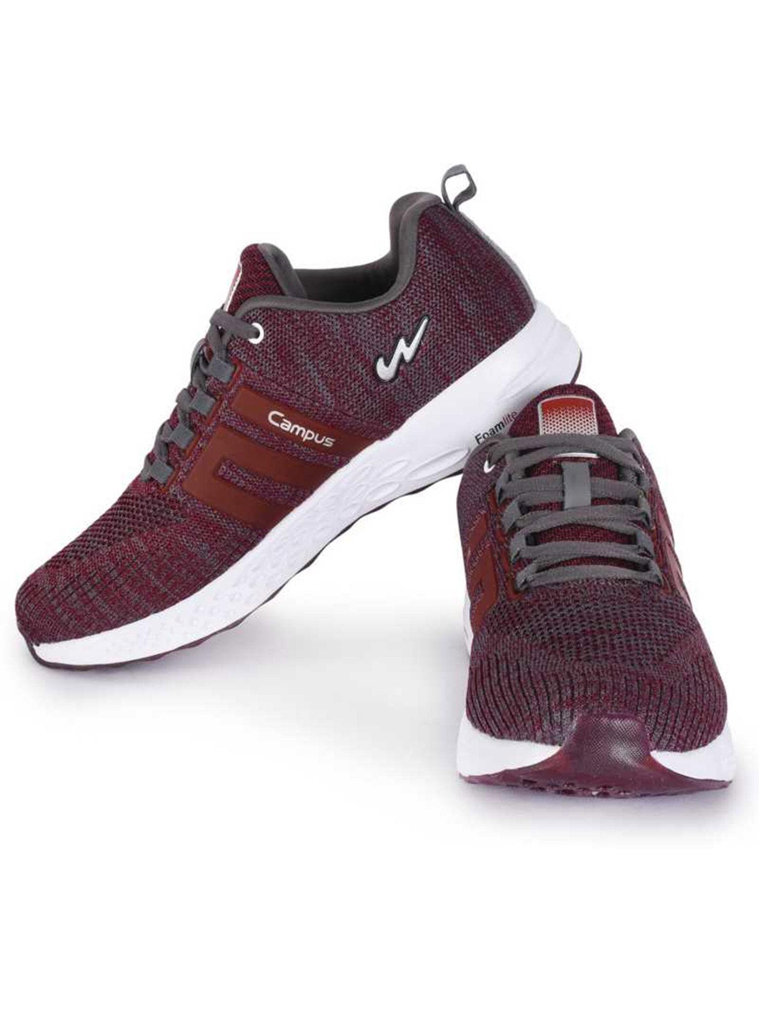 Campus Nasa Maroon Running Shoes 