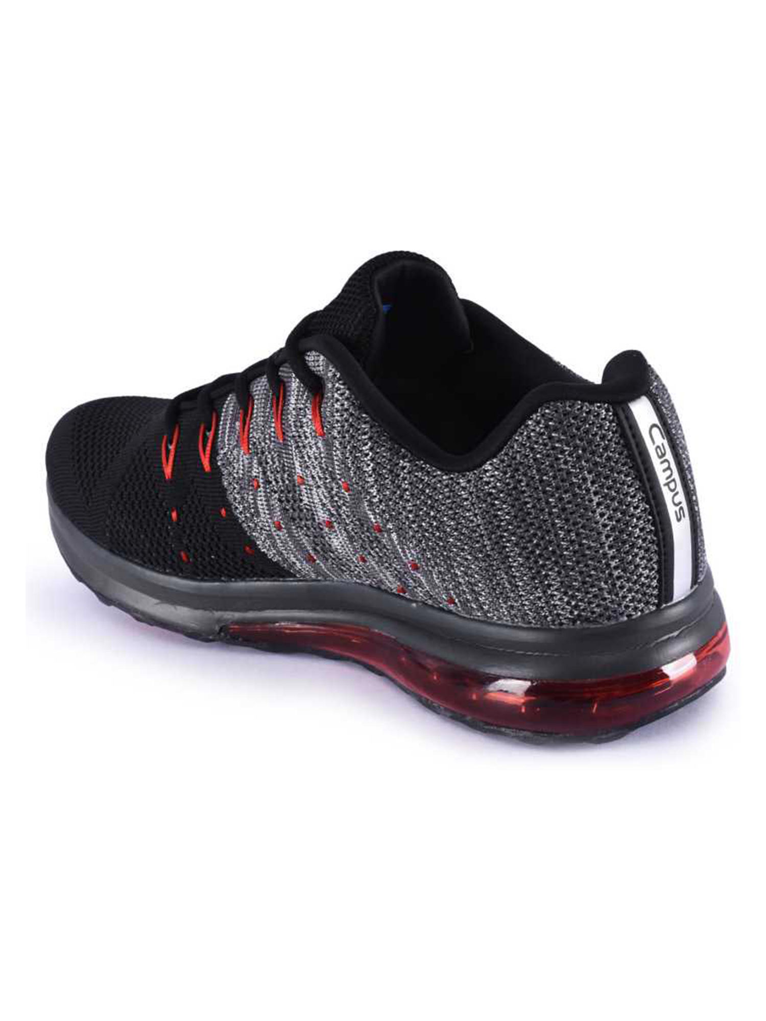 Campus Peris Black Running Shoes 