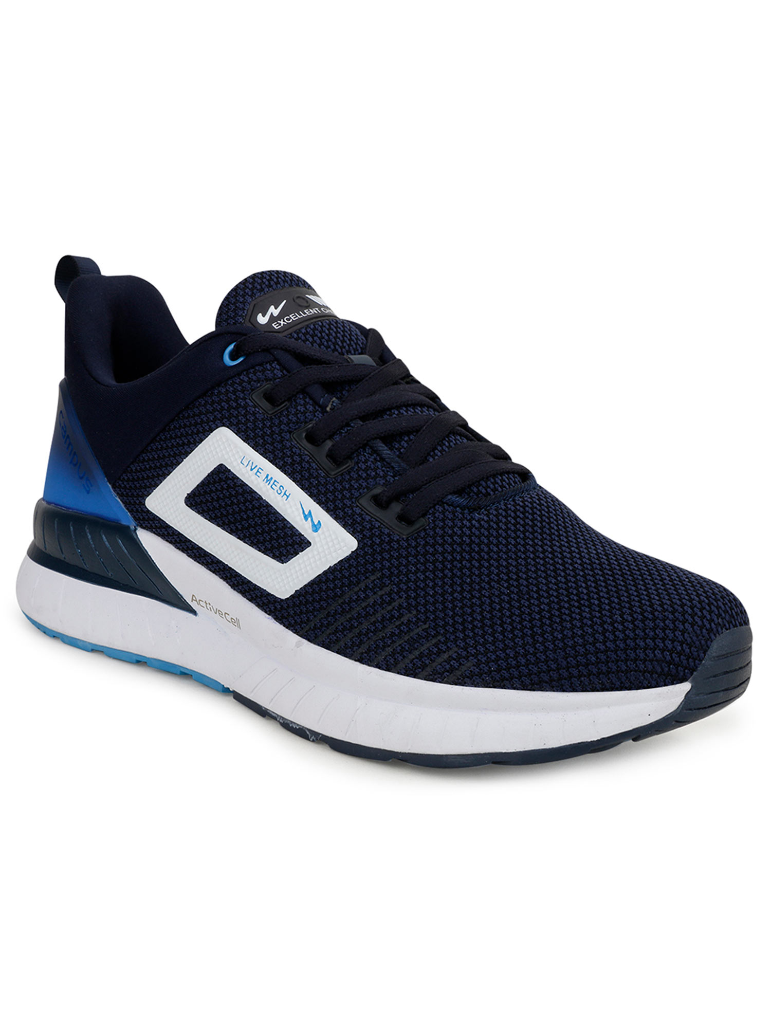 Buy Campus Evok Navy Blue Running Shoes 