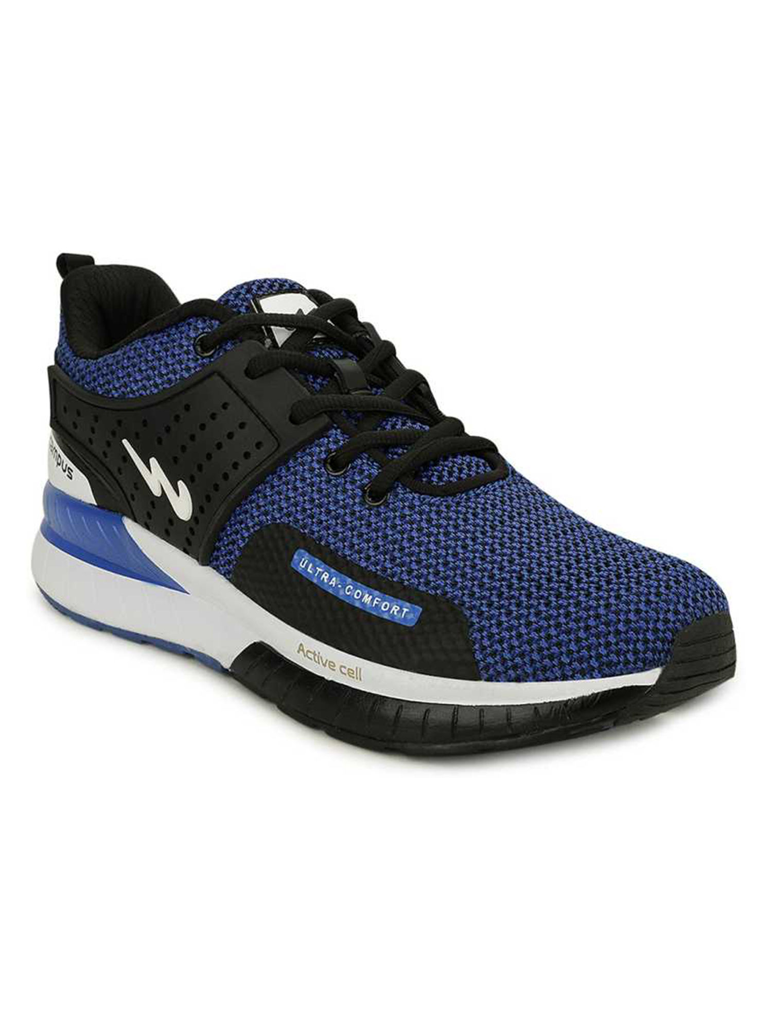 Buy Campus Fastech Black Running Shoes 