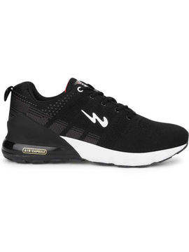Campus Syrus Black Running Shoes 