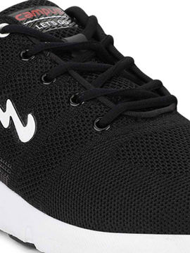 Campus Syrus Black Running Shoes 